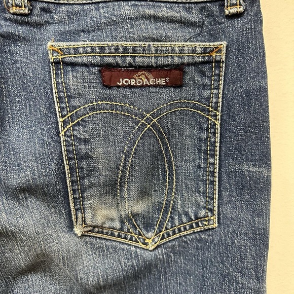 Vintage Jordache Jeans Men's Size 32 X 31 Blue Cotton Denim Boot Cut Hong Kong - Picture 4 of 7